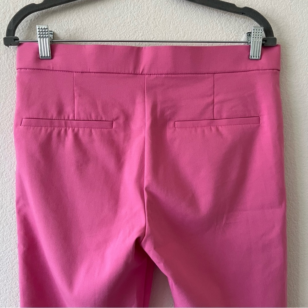 NWT Zara Pink High Rise Cropped Kick Flare Pants Trousers Large - Picture 12 of 16
